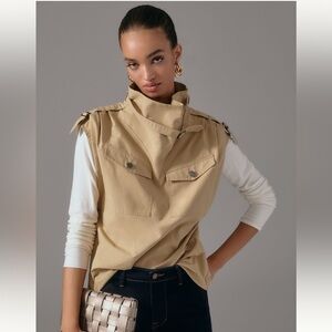 Anthropologie Sleeveless Utility Top, NWT, XL